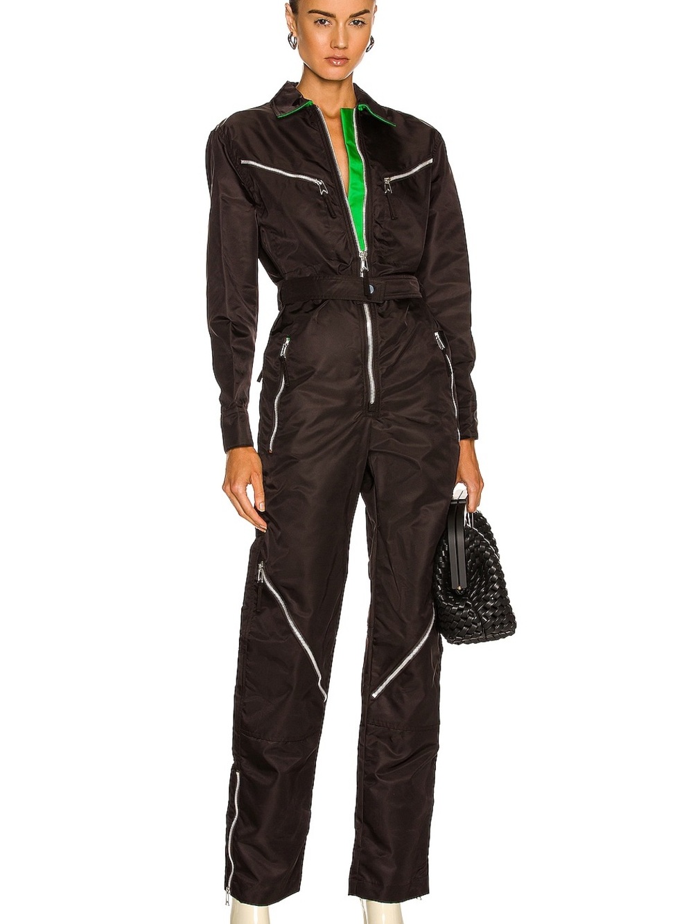 BOTTEGA VENETA
Nylon Long Jumpsuit  38
